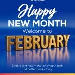 Happy New Month of February from Kamdi Computers ❤️💻